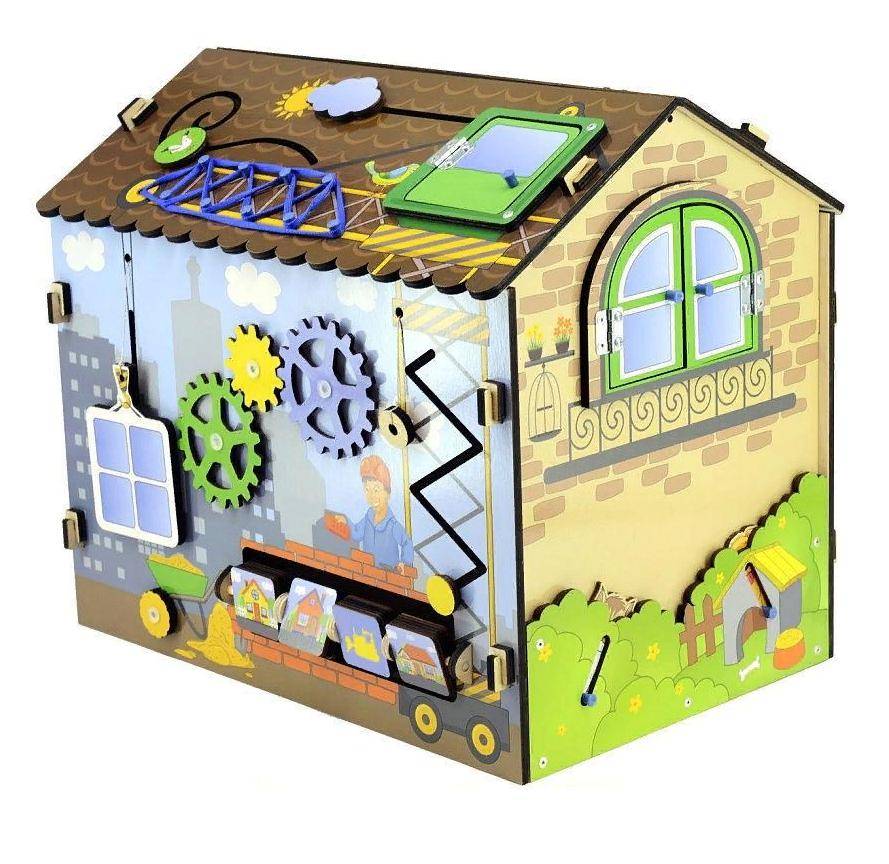Развивающая игрушка Бизиборд "Я - строитель" Мастер игрушек (ТимберГрупп) IG0269