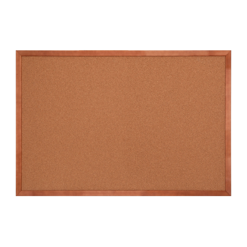 Доска пробковая 60х90 Комус Premium деревян. рама 170245