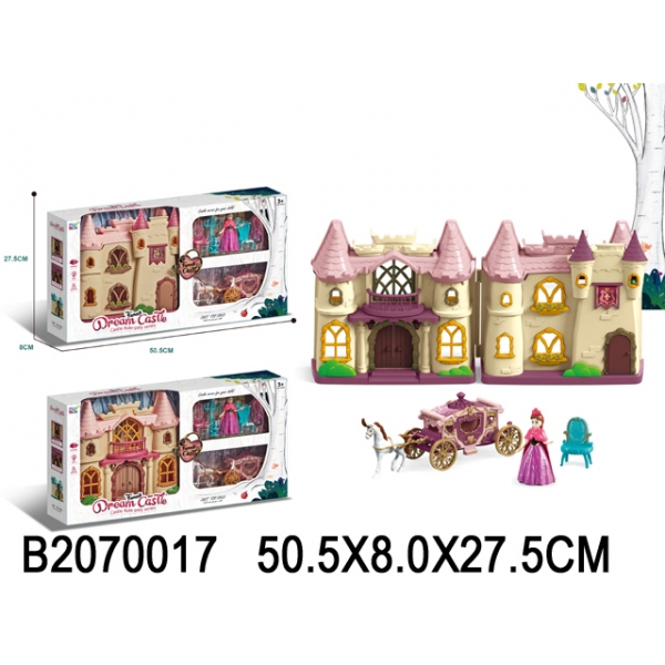 Дом для кукол, с аксессуарами и фигурками B2070017