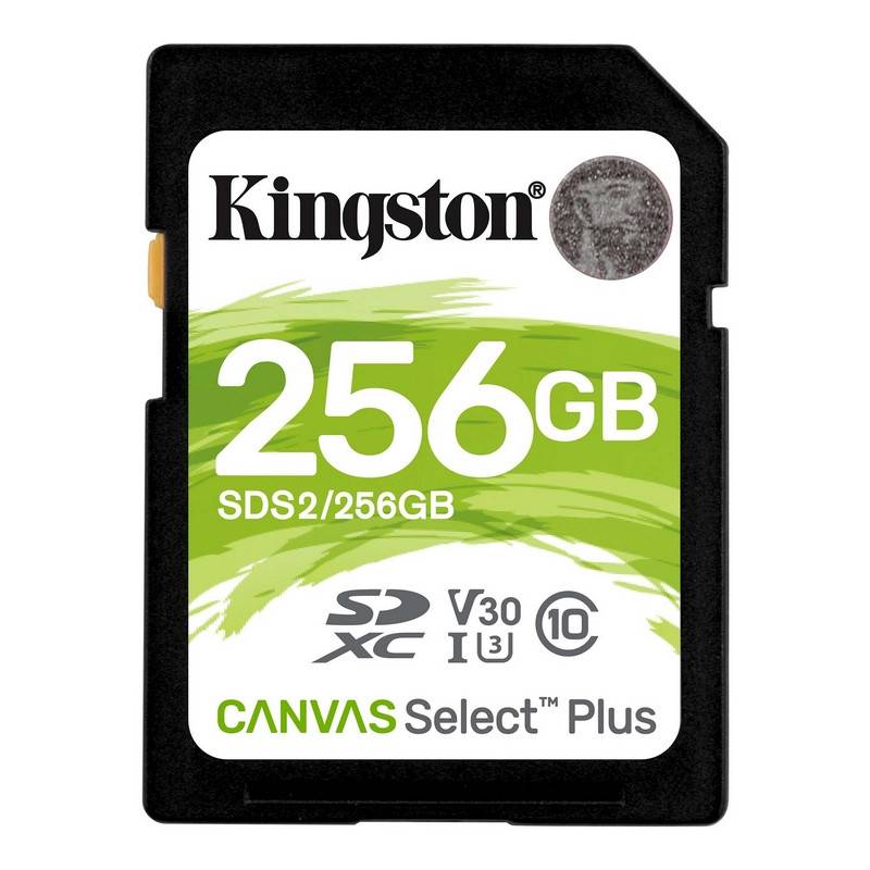 Карта памяти Kingston Canvas Select Plus SDXC UHS-I Cl10, SDS2/256Gb 1179791