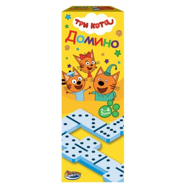 Настольная игра Три Кота домино Играем Вместе B1535743-R9