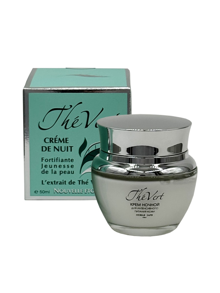 Новая Заря Зеленый чай/The vert Крем ночной для интенсивного питания кожи 50мл 4603023068376