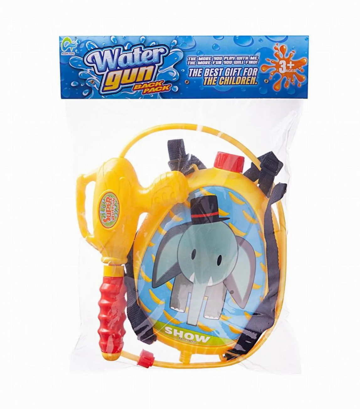 Junfa Бластер водный с рюкзачком-резервуаром 2,75л Слон 904/слон