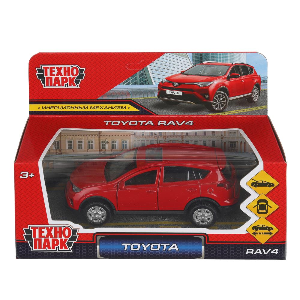 Машина Тойота Рав 4, 12 см, красный (игрушка) Технопарк RAV4-RD (72)
