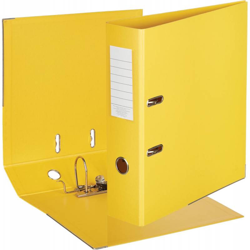Папка-регистратор Attache Bright colours 80 мм мет.уг.желтый,ПБП2,карм.кор 1350752