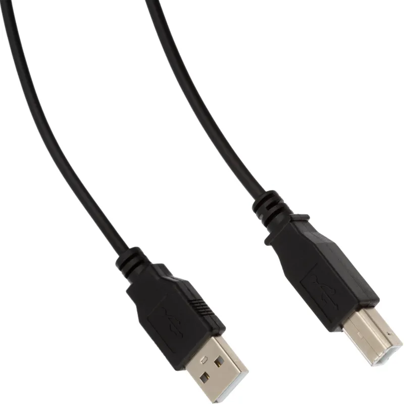 Кабель USB 2.0 AM/BM, 3м, чер (OAVDC002) BigTech 1880096