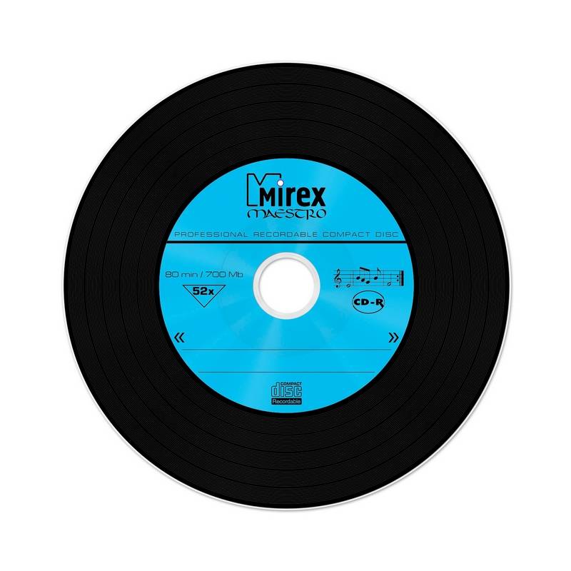Диск CD-R 52x Mirex Maestro Slim/5 UL120120A8F 1200902