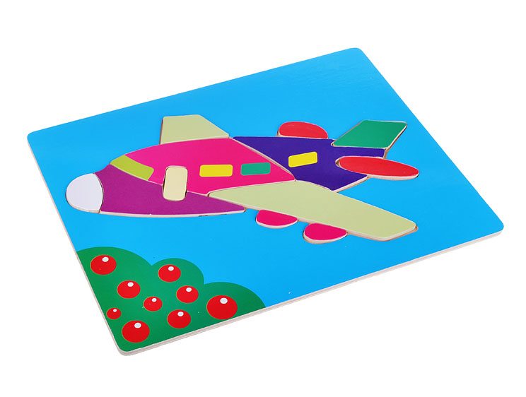 Рамка-пазл "Самолет" Wooden Toys DE16