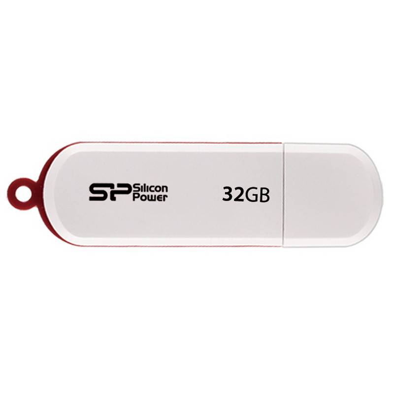 Флеш-память Silicon Power Luxmini 320 32 Gb USB 2.0 белая SP032GBUF2320V1W 328959