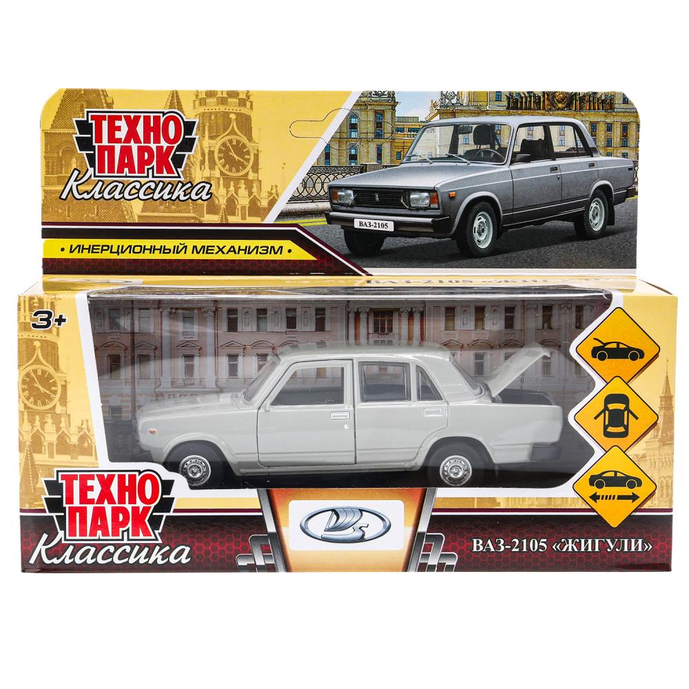 Машина Лада ваз-2105 1997, 12 см. инерция, металлическая Технопарк 2105-12-GY