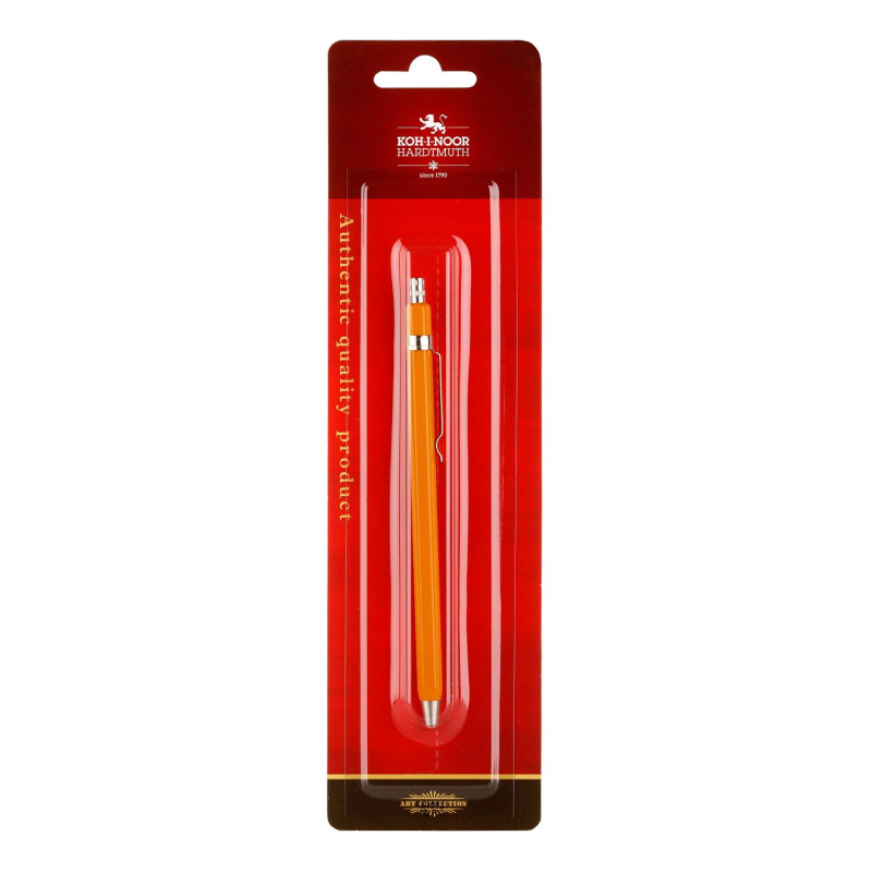 Карандаш цанговый VERSATIL 5201 2мм металлич желтый,клип,блист 5201CN1004BL Koh-I-Noor 1618168