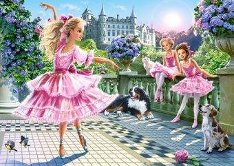 Пазл 180 деталей midi Балерины Кастор, арт. В-018222