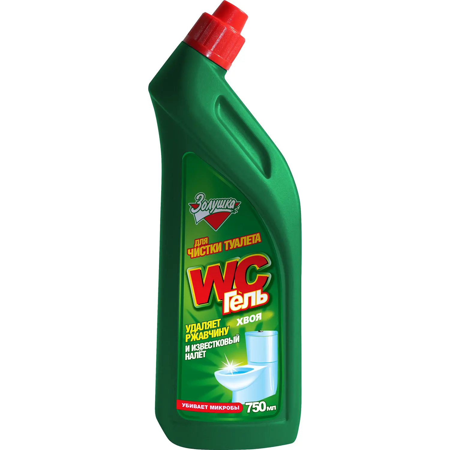 Золушка Средство для чистки туалета WC гель Хвоя 750мл 4660120112012