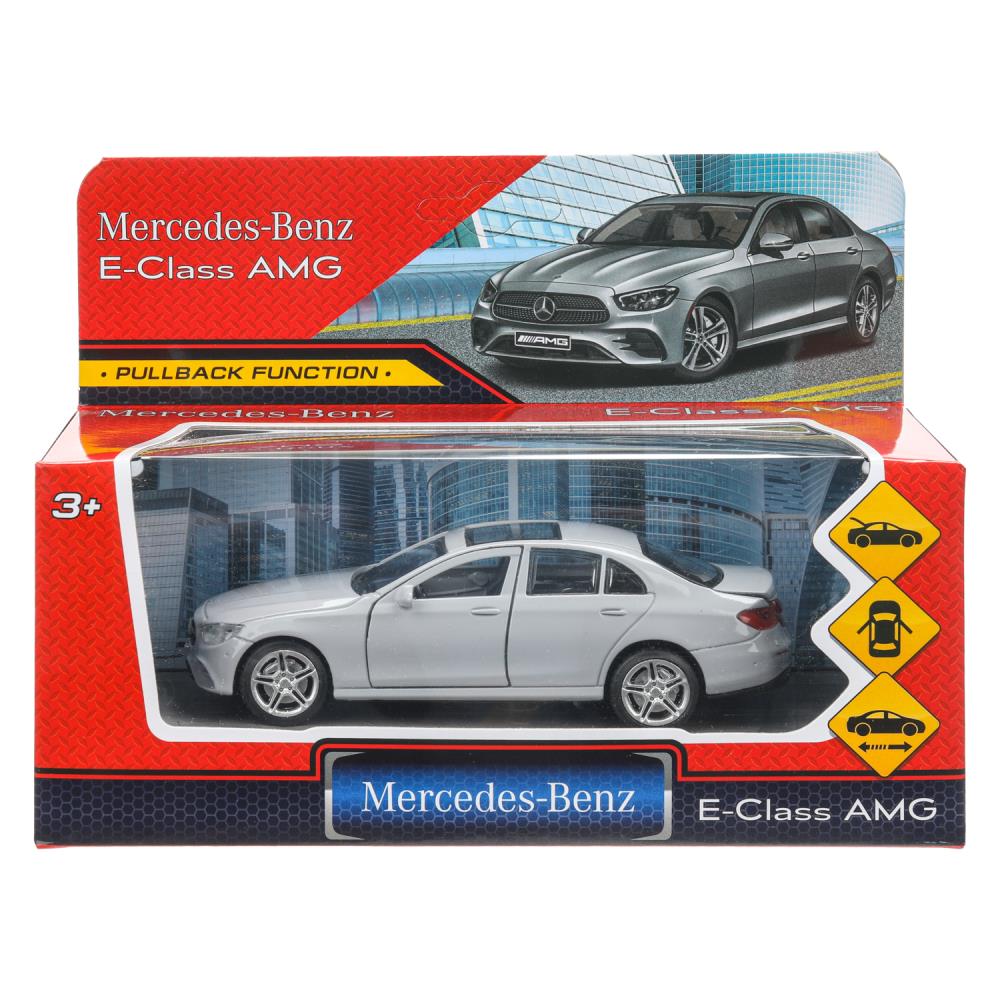 Машина металлическая Мерседес-Бенц e-class amg 12 см. серебряный Технопарк ECLASS-12-SR