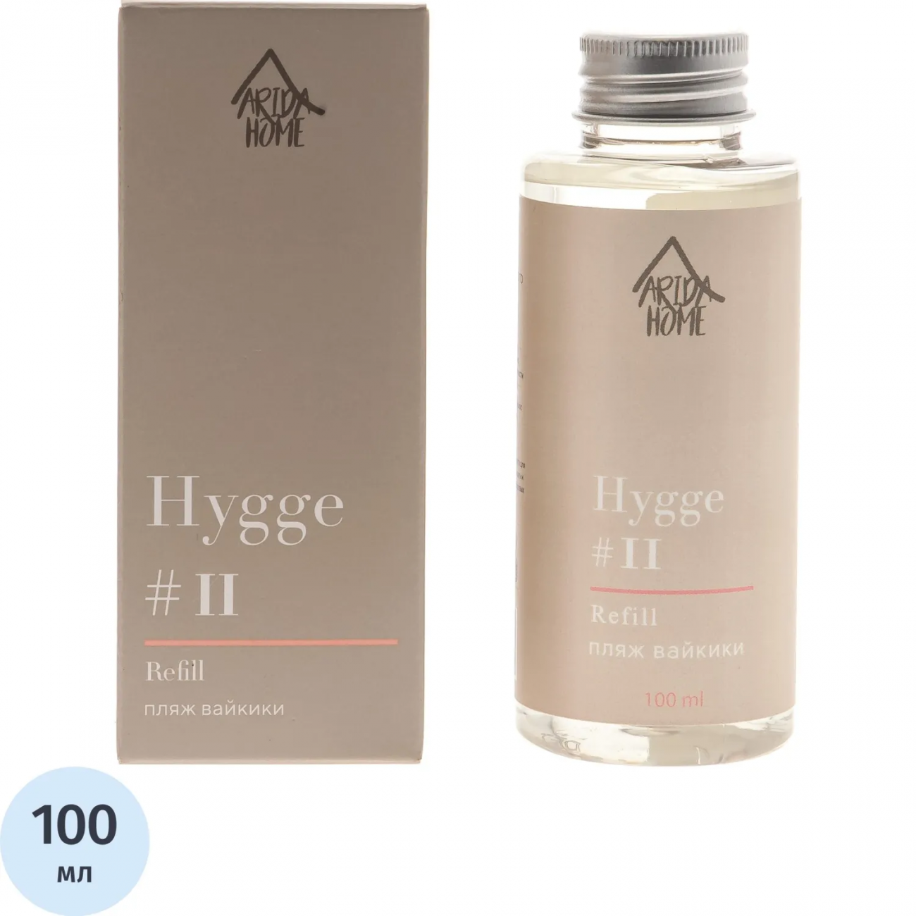 Наполнитель д/аромадиффузора Hygge 11 Пляж Вайкики 100 мл, АР 100-326 Arida Home 2231453