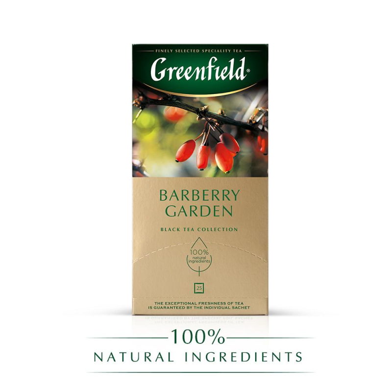 Чай Greenfield Barberry garden барбарис и гибискус,25пак/уп 0710-10 172700