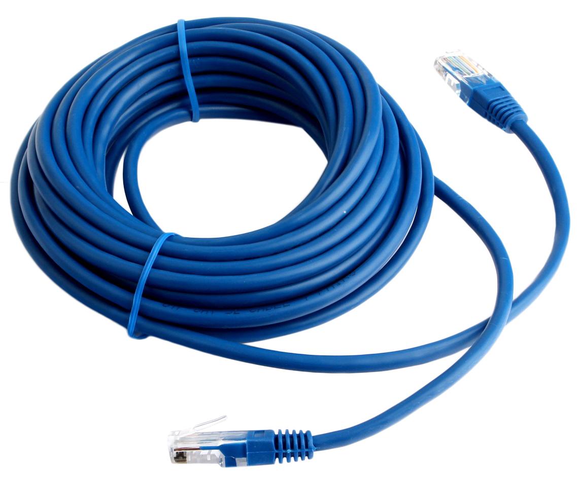 Патч-корд UTP Cablexpert PP10-7.5M/B кат.5e, 7.5м, литой (синий) 1114338