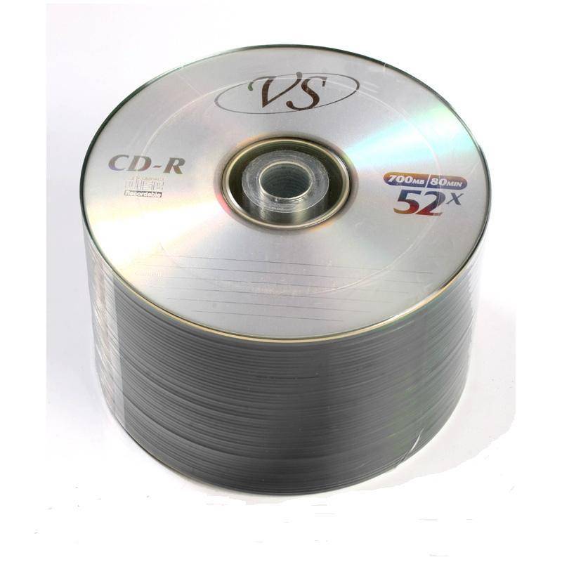 Носители информации CD-R, 52x, VS, Bulk/50, VSCDRB5003 166391