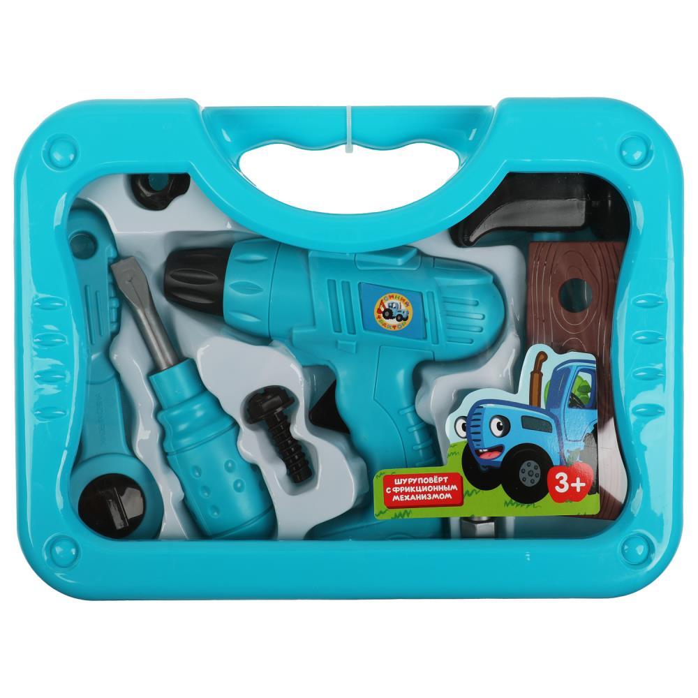 Набор инструментов (игровой) Синий трактор, чемодан Играем Вместе 1703K157-R