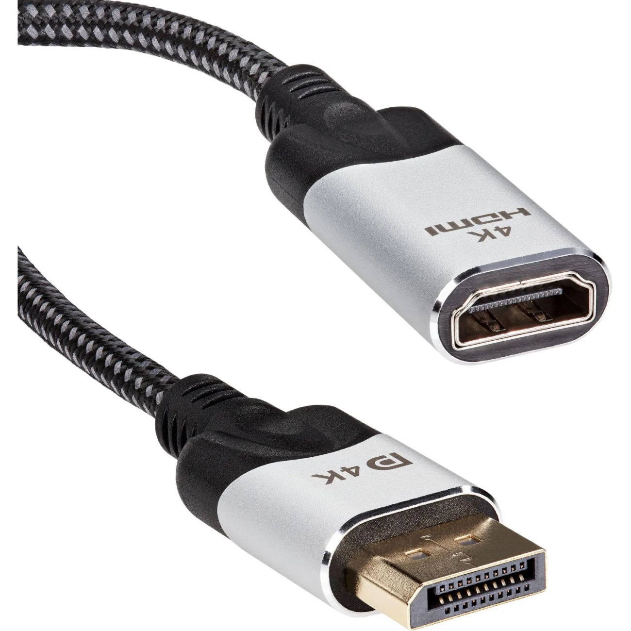 Адаптер DisplayPort(M) ---gt; HDMI(F) 0.15m 4K@60Hz VCOM CG621M-0.15 2390312