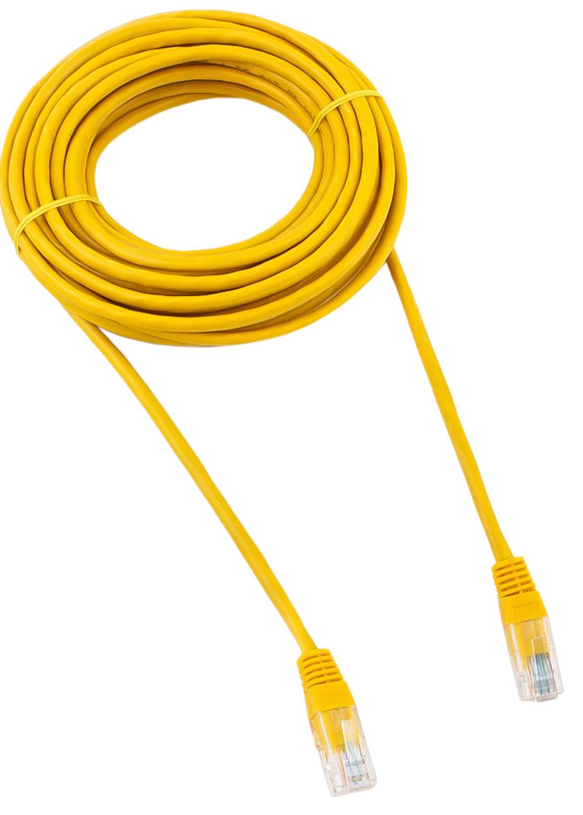 Патч-корд UTP Cablexpert PP10-7.5M/Y кат.5e, 7.5м, литой (жёлтый) 1114339
