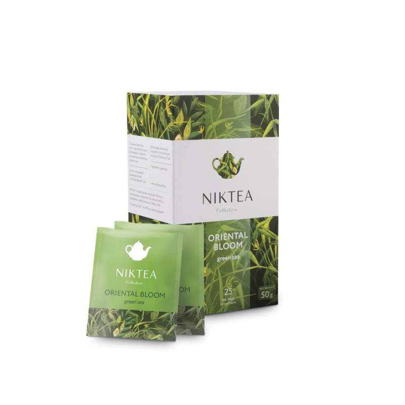 Чай Niktea зеленый Oriental Bloom, 25пак/уп 1391914