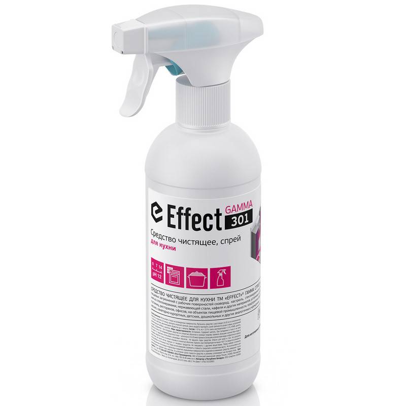 Профхим д/кухни щелочь чистящ, антижир Effect/GAMMA 301, 0,5л_т/р Effect СХЗ 789817 13108