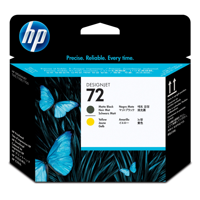 Головка печатающая HP 72 C9384A жел./мат.чер. для DgnJ T610/T1100 147955