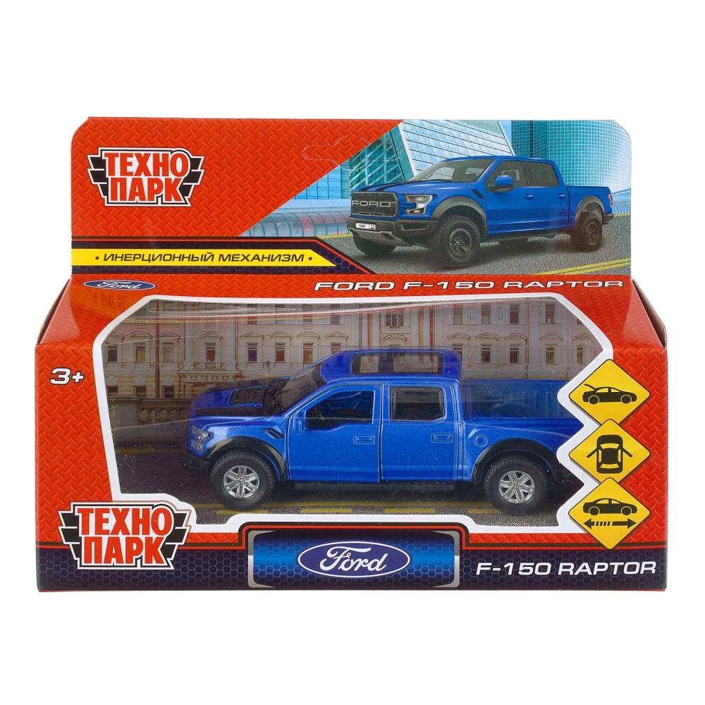 Машина металлическая Форд F150 Раптор, 12 см, синий, Технопарк F150RAP-12-BU (72)