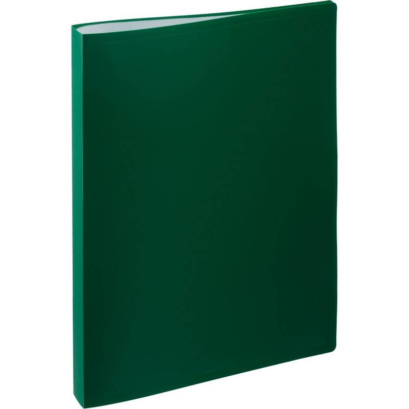 Папка файловая на 40 файлов Attache A4 25 мм зеленая (толщина обложки 0.4 мм) 710158
