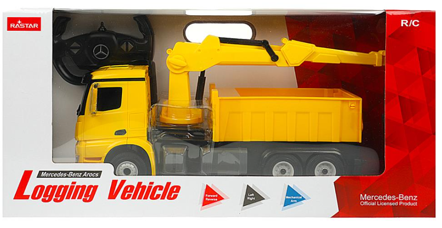 Машина р/у лесовоз с краном 1:24, подвижные элементы Rastar 79000-RASTAR