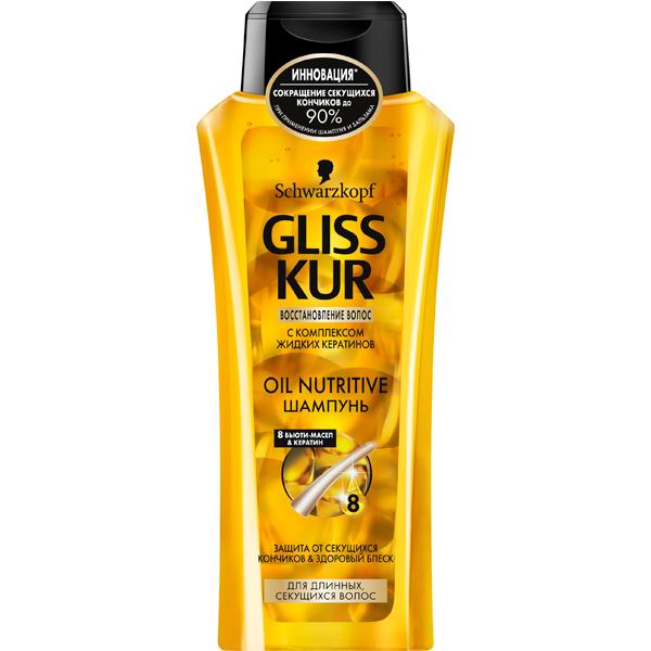 Шампунь для волос GLISS KUR 400мл Oil Nutritive 4015100209259