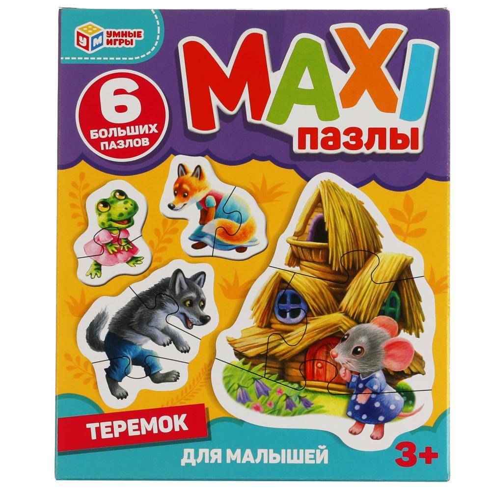 Макси-пазлы для малышей "Теремок" Умные игры 4680107902153