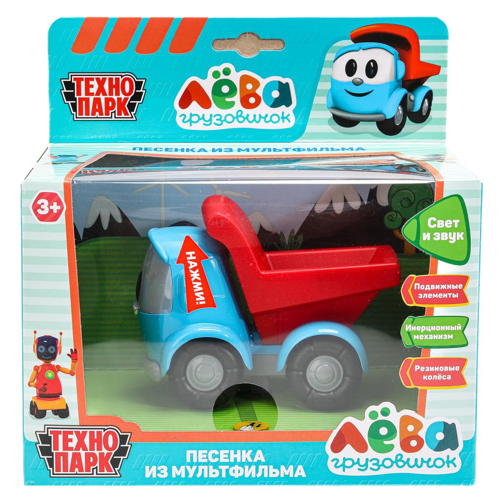 Машина металлическая свет-звук Грузовичок Лева, 11 см. Технопарк LEVA-11SL-BU-MS