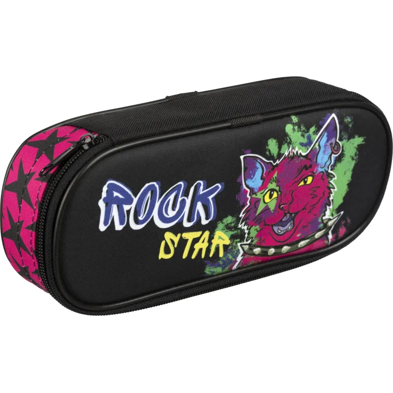 Пенал Комус Класс Rock Star, ткань, 220х90х50 мм, ПМК 37-20 1910102