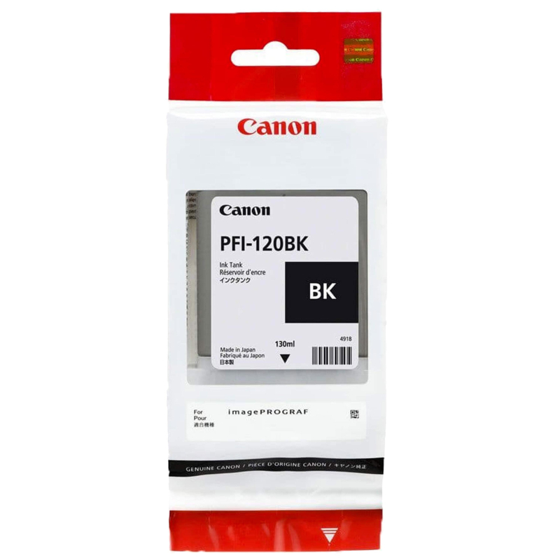 Картридж струйный Canon PFI-120 (2885C001) чер. (130мл) для TM-200/205/300 994287
