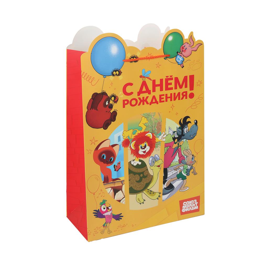 Пакет подарочный креативный "Союзмультфильм" XL, 190 гр/м Чудо праздник PXL-130104-SM