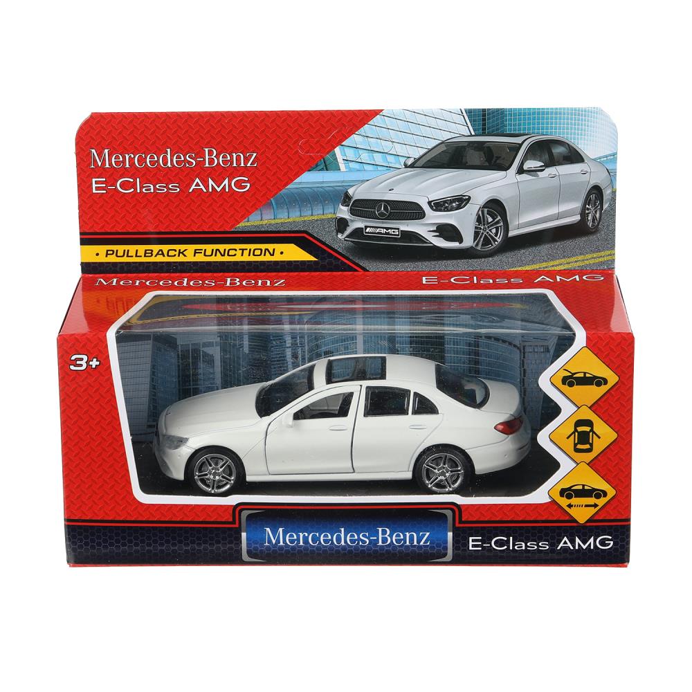 Машина металлическая Мерседес-Бенц e-class amg 12 см. белый Технопарк ECLASS-12-WH