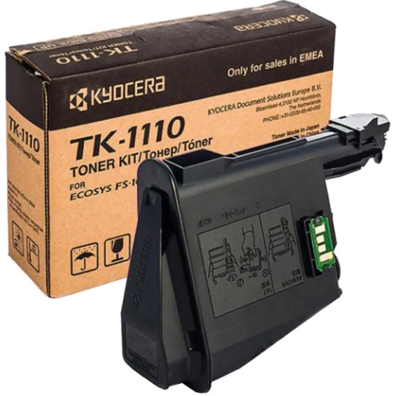 Тонер-картридж Kyocera TK-1110 чер. для FS-1040/1020MFP 309080 1T02M50NX1