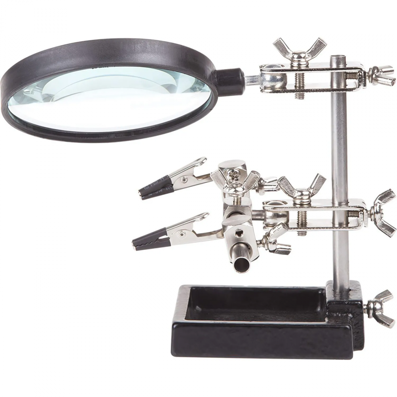 Держатель Третья рука с лупой х3, D=90 мм REXANT (12-0254) 1075894