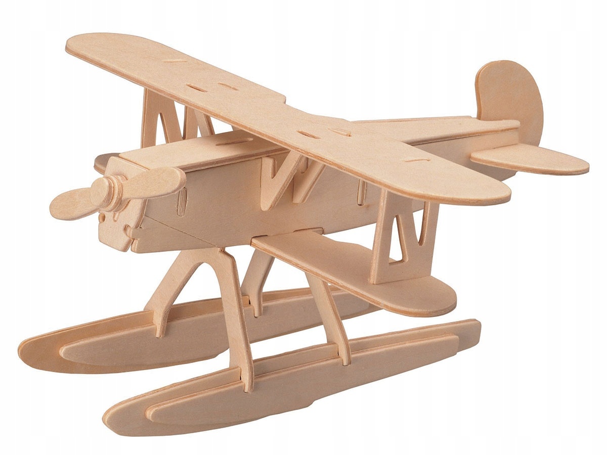 Самолет Хенкель HE51, деревянная сборная модель Wooden Toys P058