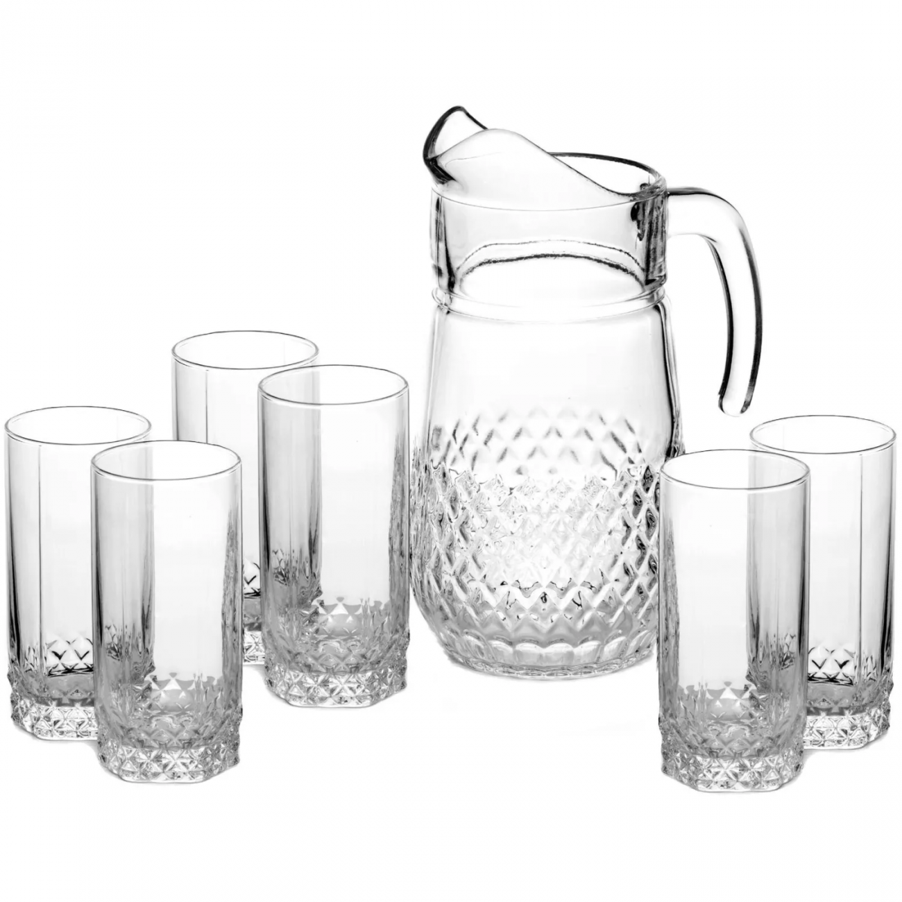 Набор ВАЛЬС (кувшин + 6 стаканов) Pasabahce 2415753 97675B