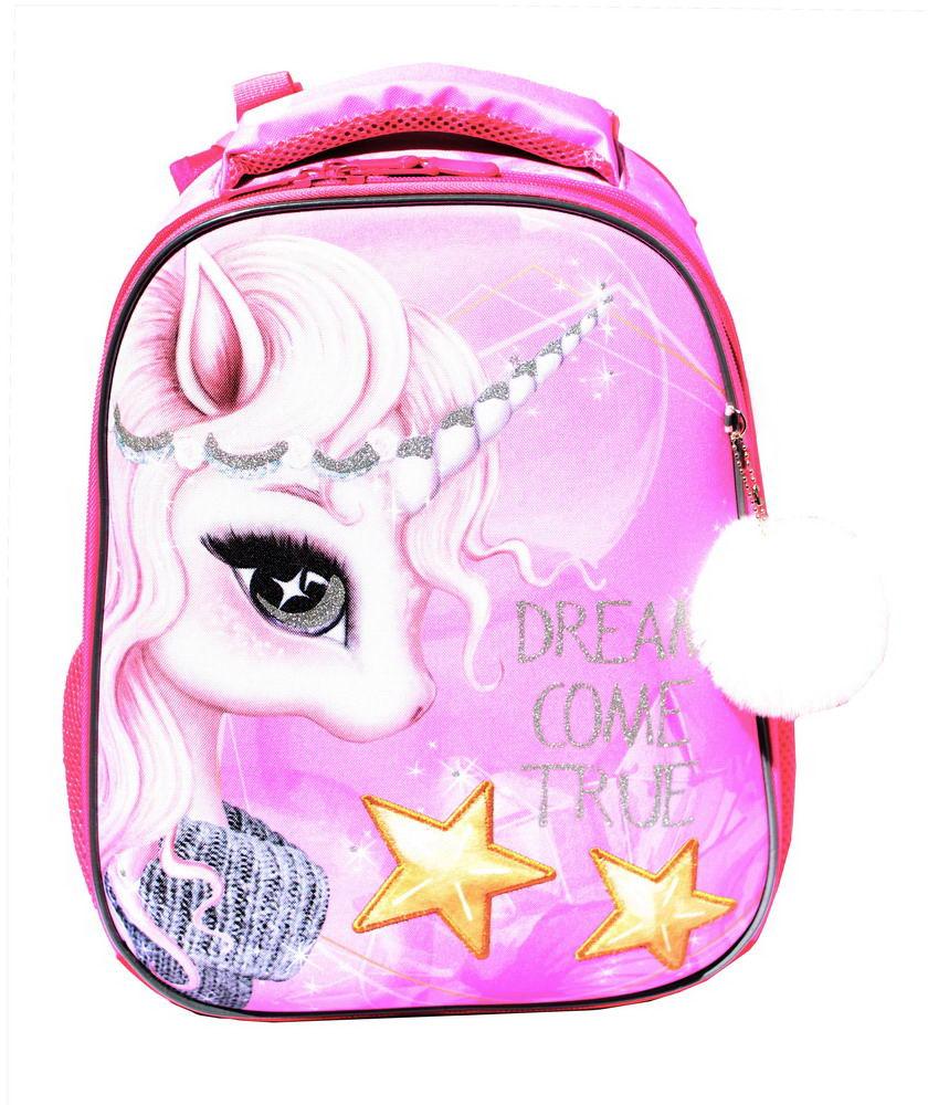 Рюкзак Centrum Единорог на розовом, каркасный, формованный 39см х 29 см х 17 см 90454