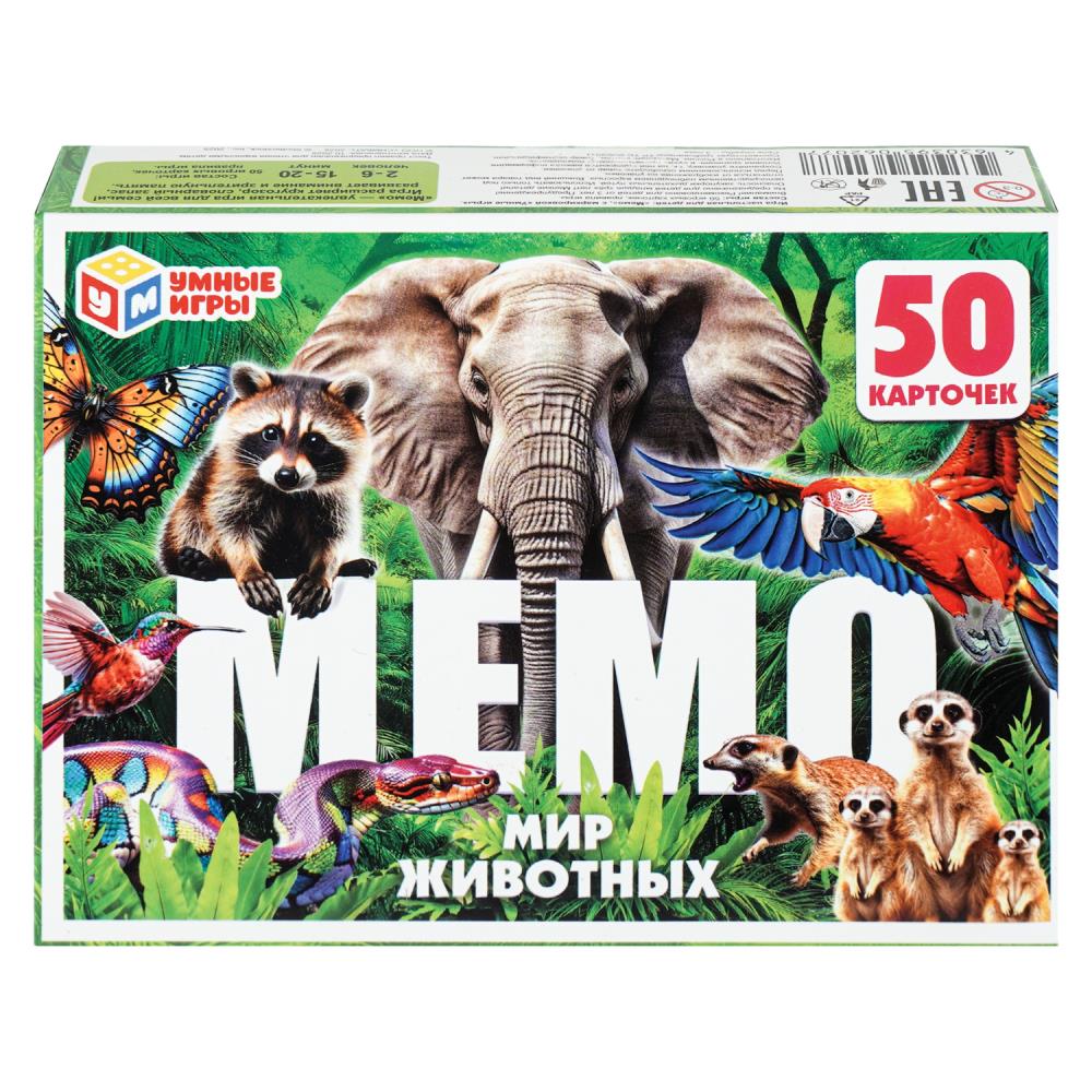 Настольная игра Мир животных. Мемо Умные игры 4630395062077