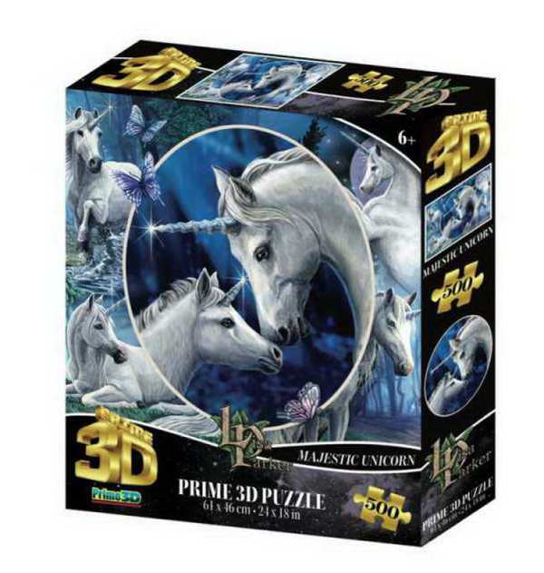 Пазл 3D 500 эл. "Коллаж Единороги" Prime 3D 32532-SBM