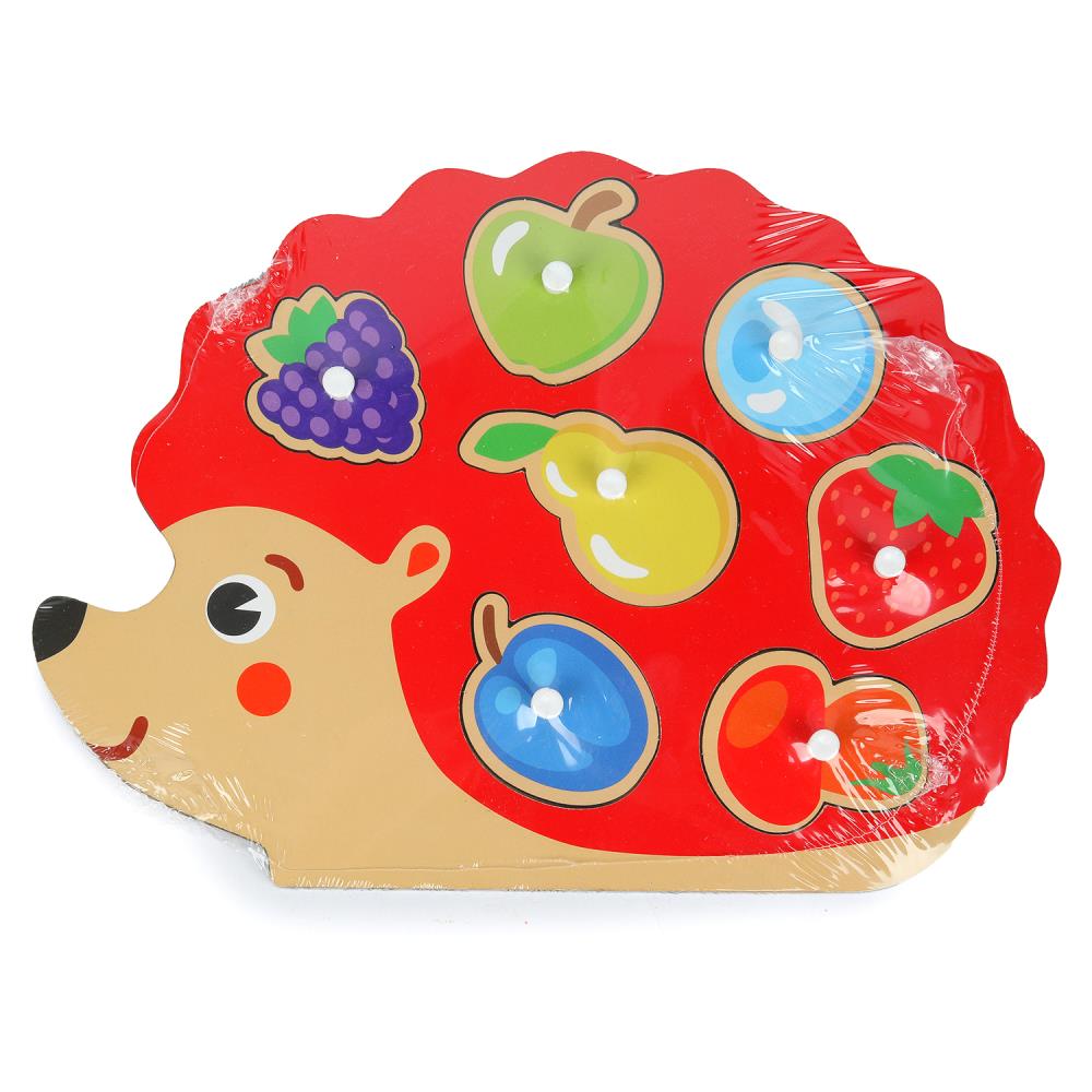 Игрушка деревянная "Ёжик" с вкладышами Буратино игрушки из дерева W0190