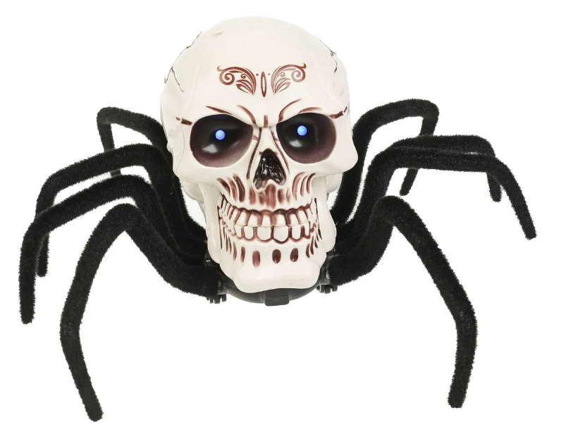 Паук Череп, на р/у, свет, движение Технодрайв 1901F104-R