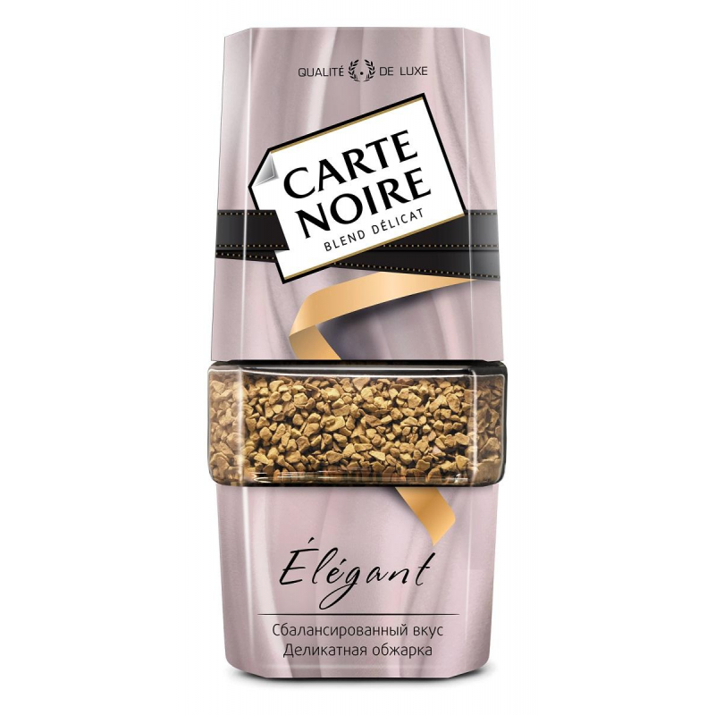 Кофе Carte Noire Elegant натур.растворимый сублимированный,стекло, 95г 1383260 8060067