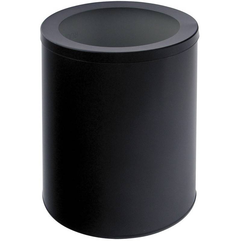 Корзина для мусора Титан 16 л металл черная (25х33 см) 3970
