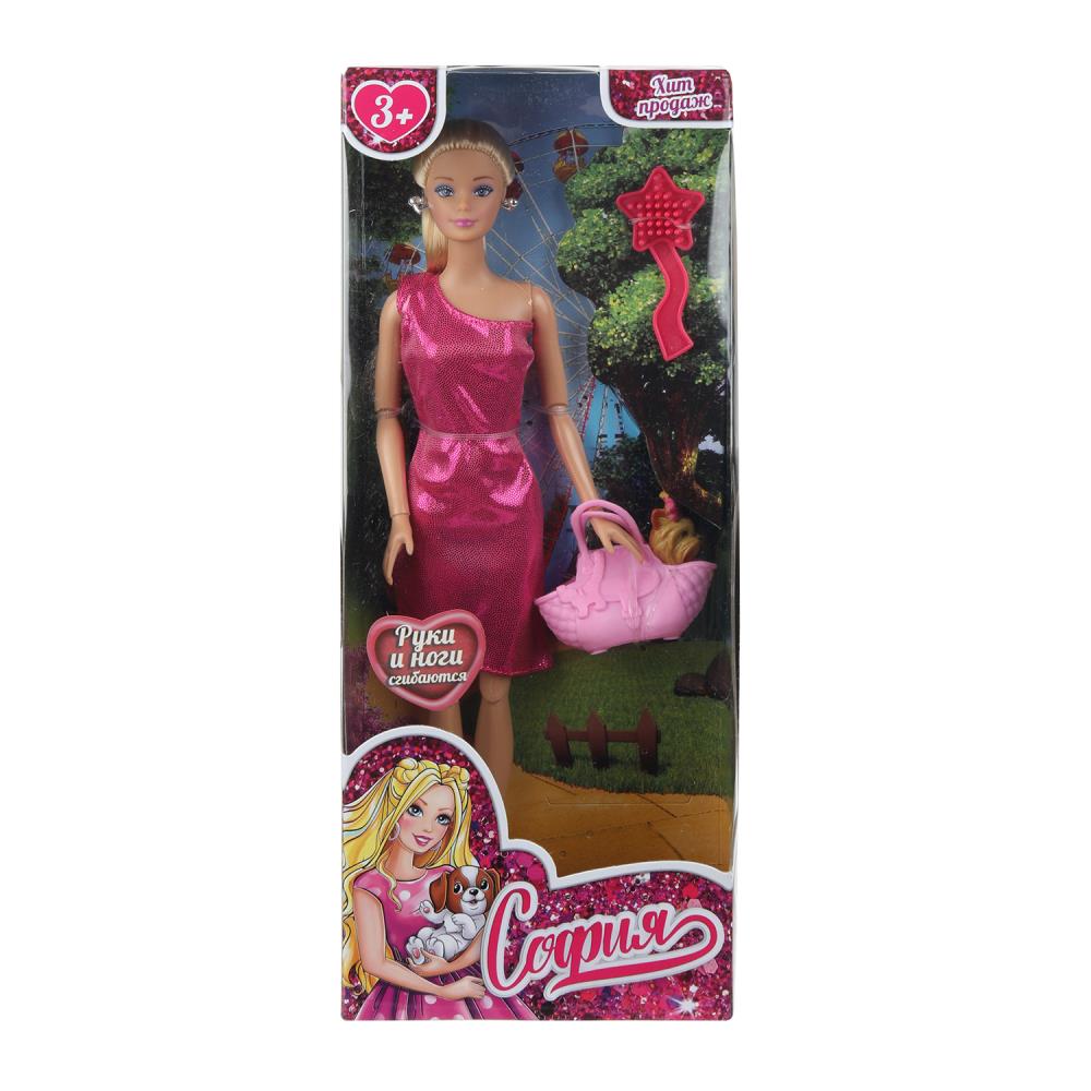 Игровой набор с куклой "София", питомец, 29 см. шарнирная Карапуз 66001PET-DG10-S-BB-WOD